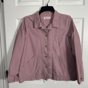 Madewell Dusty Rose Jean Jacket
